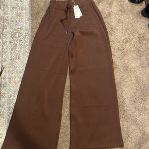 Spanx Air Essential Wide-Leg Pants (espresso - limited time color)